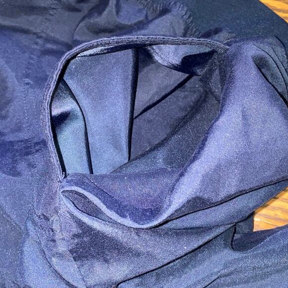 Zero Restriction Jacket Mens Medium Navy Blue Pullover Golf Windbreaker 1/4 Snap - Picture 8 of 15